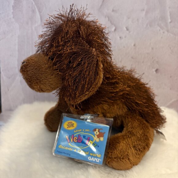 Webkins Ganz Brown Dog HM195 Sealed Code Tag Plush Dog Stuffie (SKU: 252TO) - Picture 5 of 14